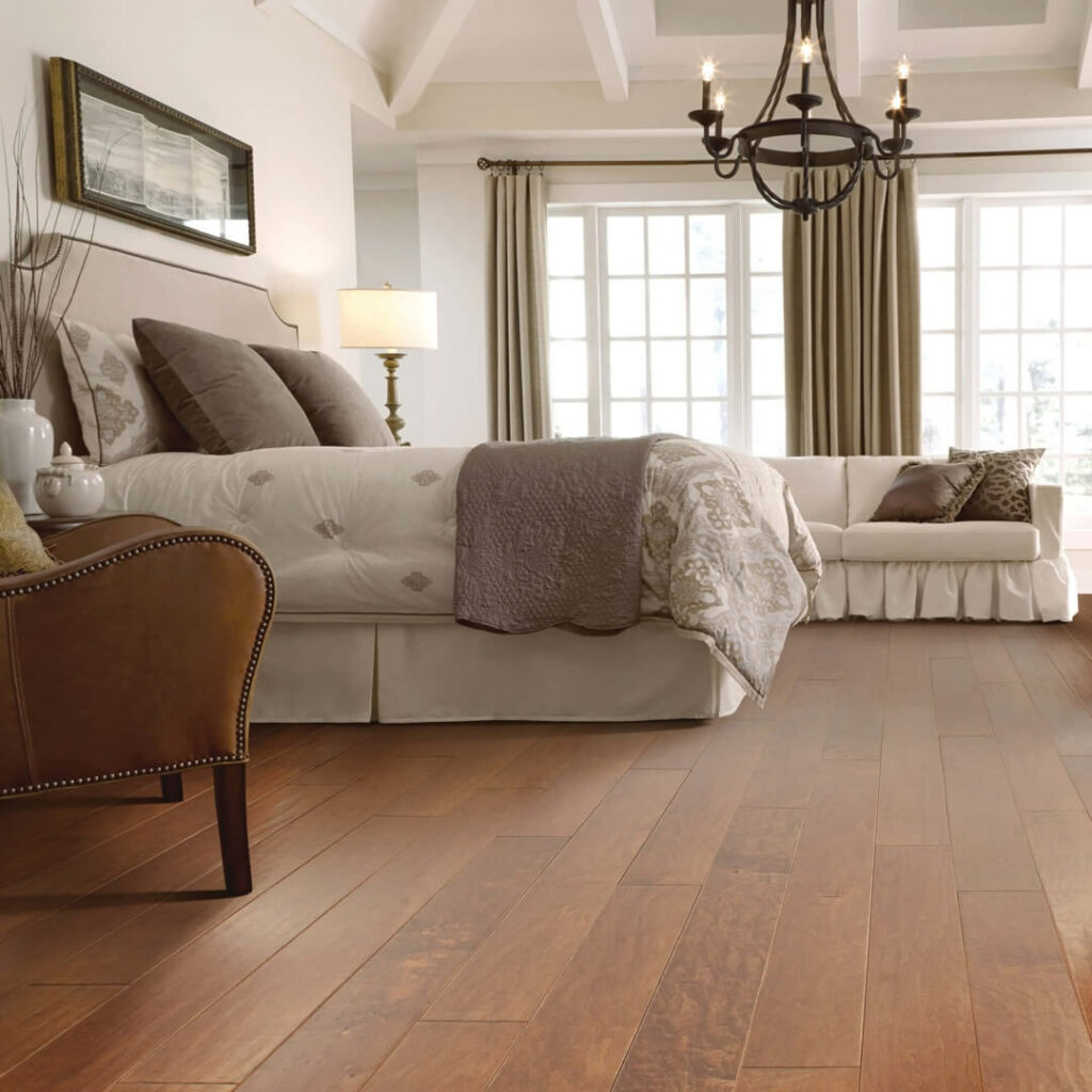 Bedroom hardwood | A & M Flooring And Design